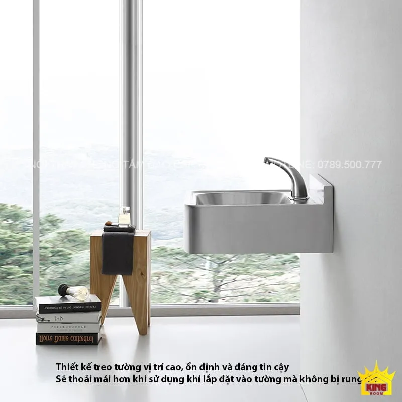 Lavabo Aqua DC50 lắp đặt tại phòng tắm sang trọng và tiện ích