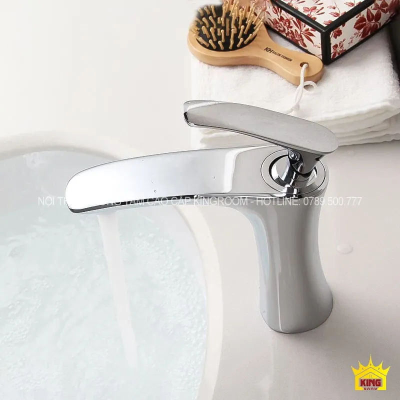 Vòi lavabo nóng lạnh Aqua AD10 với thiết kế hiện đại