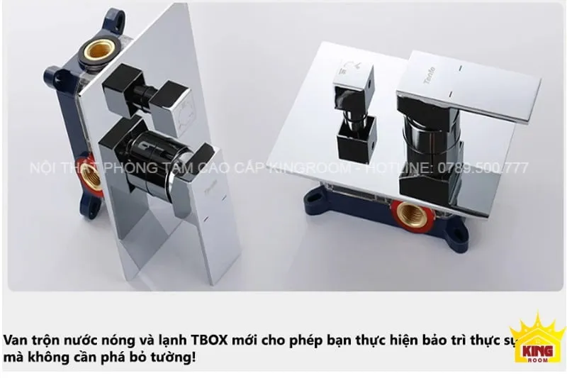 Van trộn nước nóng, lạnh dễ dàng bảo trì