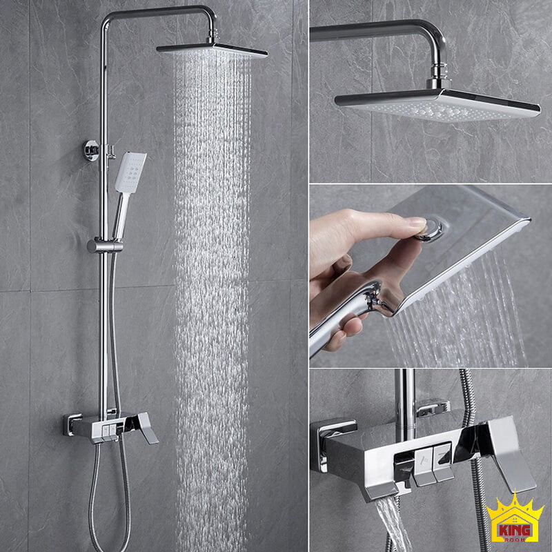 Các bước sử dụng vòi sen loại nóng lạnh