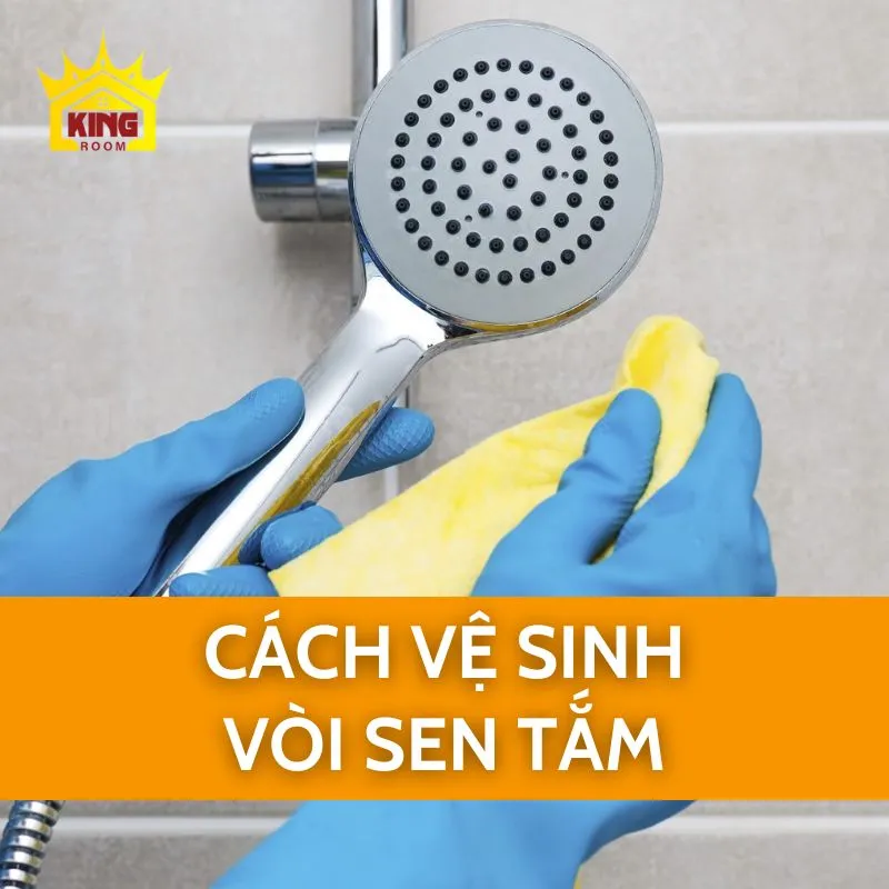 Cách vệ sinh vòi sen tắm