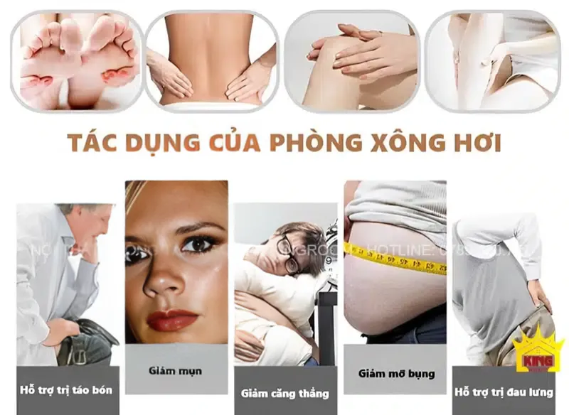 Việc xông hơi sẽ giúp lưu thông máu tốt hơn