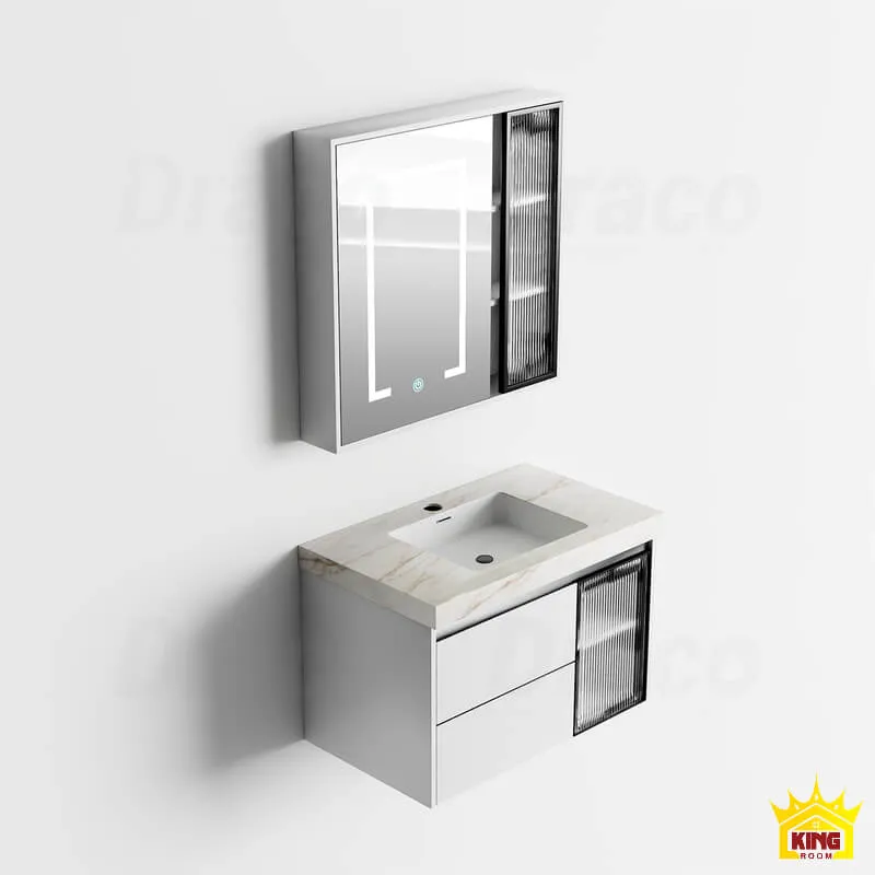 Các thành phần của bộ tủ chậu lavabo inox 