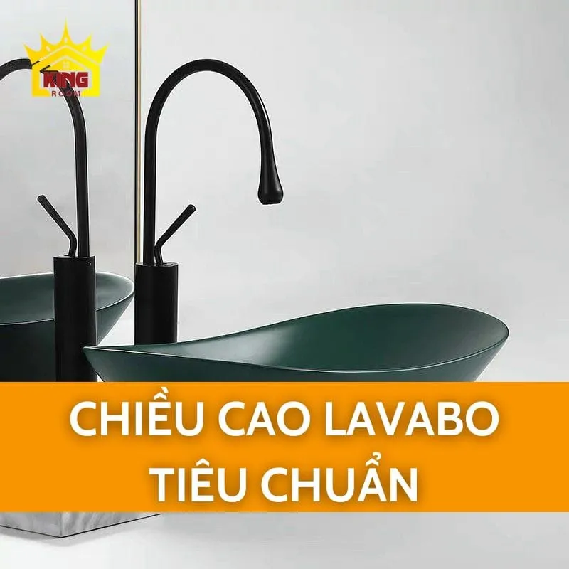 Chiều cao lavabo tiêu chuẩn