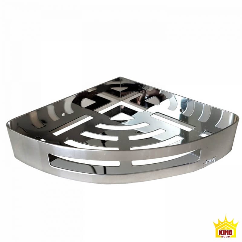Chọn kệ góc với chất liệu inox 304 bền bỉ