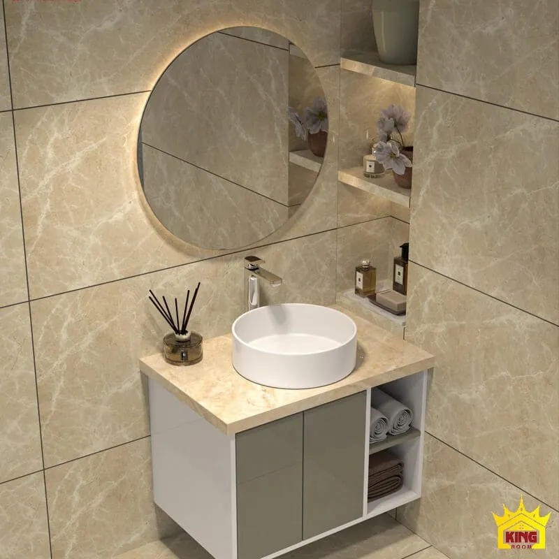 Kích thước tiêu chuẩn tủ lavabo treo tường cơ bản