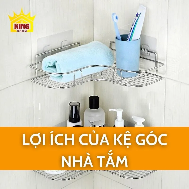 Lợi ích của kệ góc nhà tắm