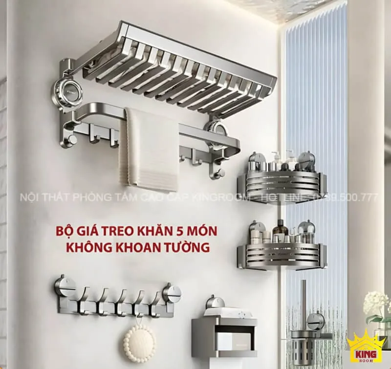 Mẫu bộ sản phẩm phụ kiện nhà vệ sinh mã DN80