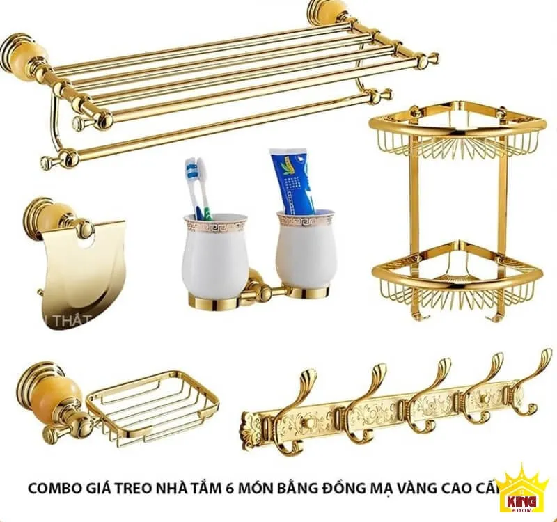 Mẫu bộ sản phẩm phụ kiện nhà vệ sinh mã PN60