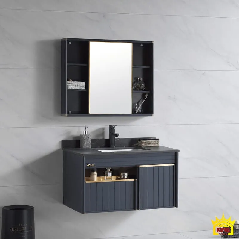 Mẫu tủ gương lavabo phòng tắm đẹp tinh tế