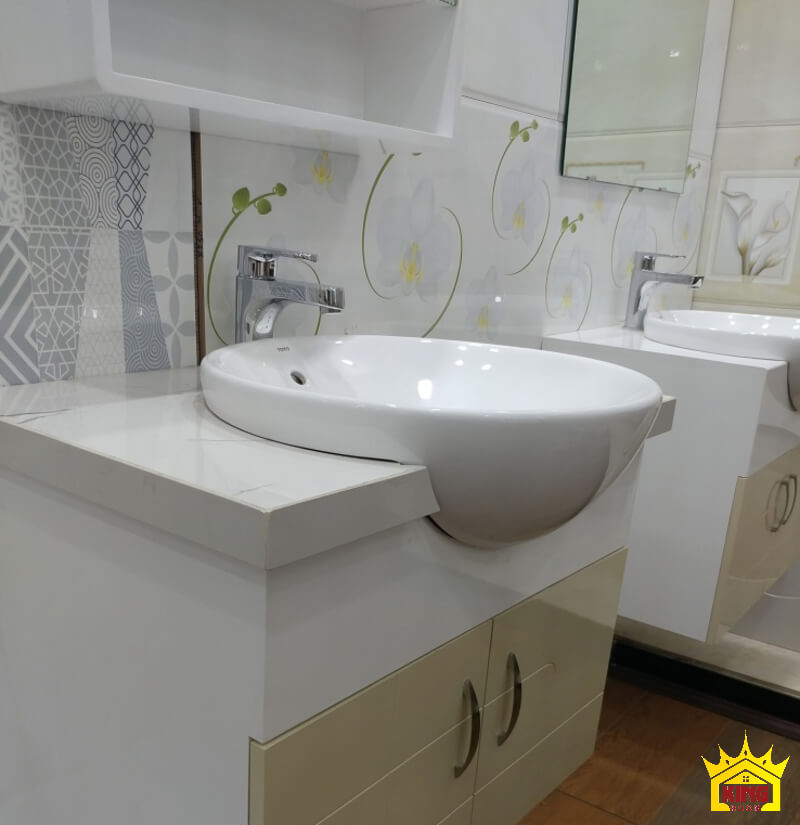 Phân loại tủ chậu rửa mặt kiểu bán âm dựa theo kiểu dáng