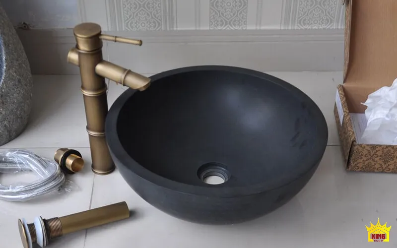 Sản phẩm lavabo được làm từ đá bazan 