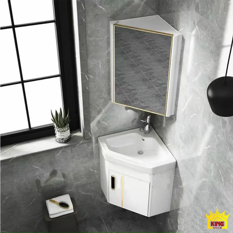 Tìm hiểu mẫu tủ lavabo góc đẹp tinh tế