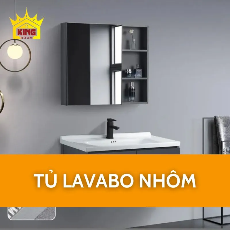 Tủ lavabo nhôm