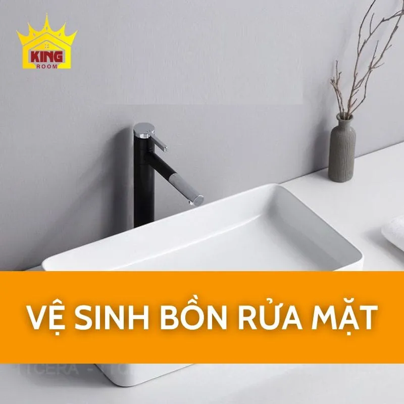 Vệ sinh bồn rửa mặt