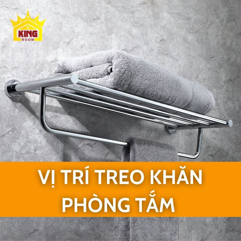 Vị trí treo khăn phòng tắm