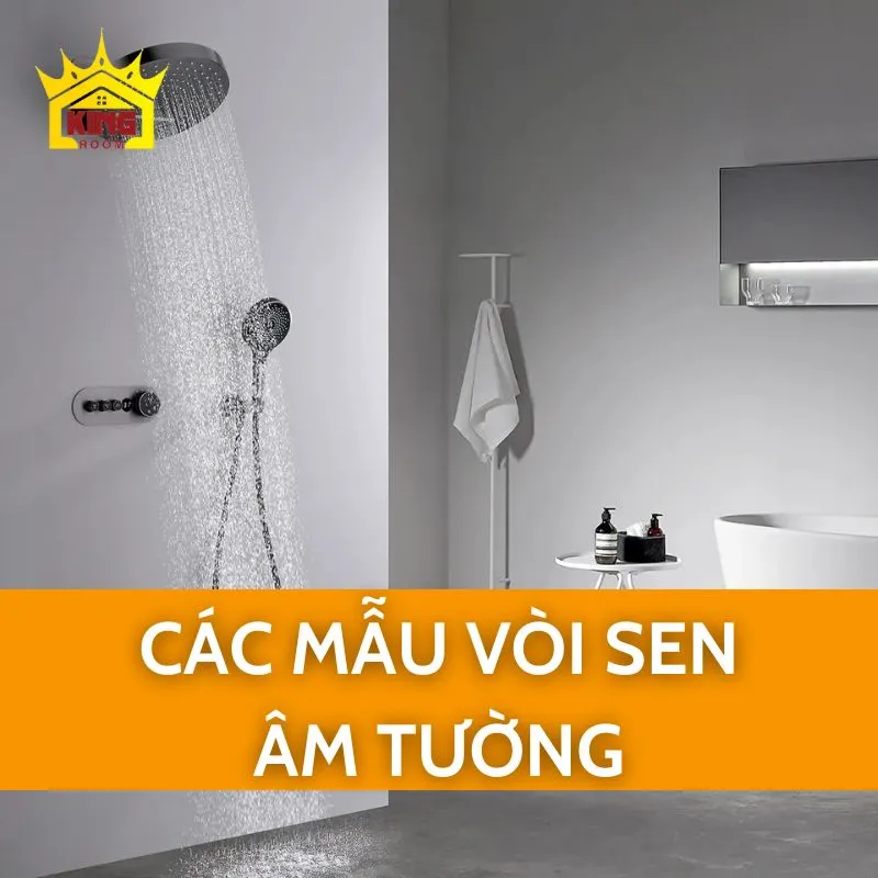 Các mẫu vòi sen âm tường