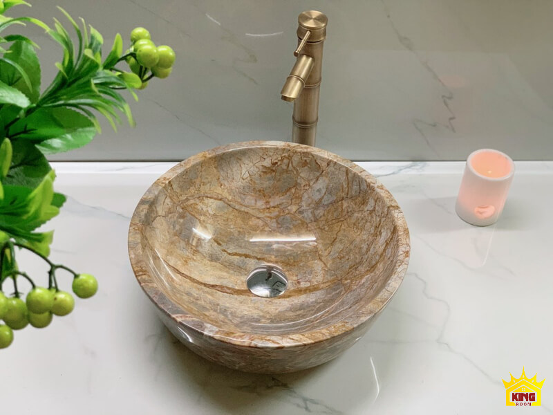 Chiêm ngưỡng mẫu chậu rửa mặt đá tự nhiên