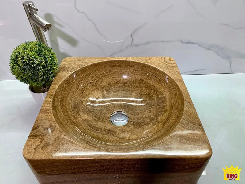 Chọn lavabo làm từ đá nhân tạo dày dặn