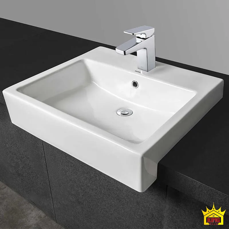 Giới thiệu kiểu dáng lavabo bán âm bàn 