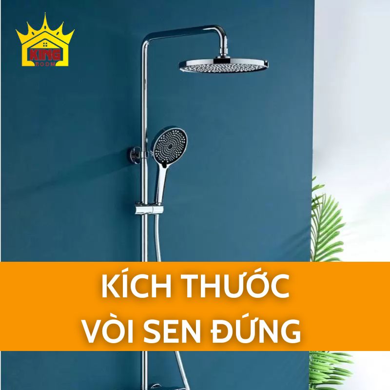 Kích thước vòi sen đứng