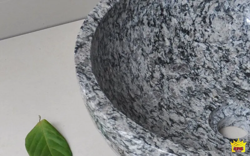 Mẫu chậu rửa mặt làm bằng đá granite 