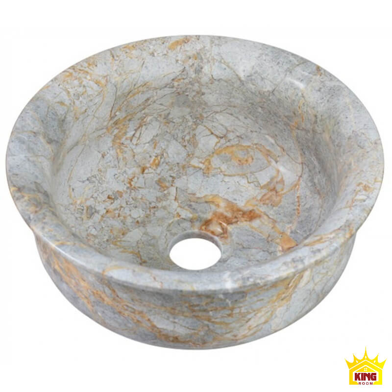 Mẫu chậu rửa mặt làm bằng đá marble