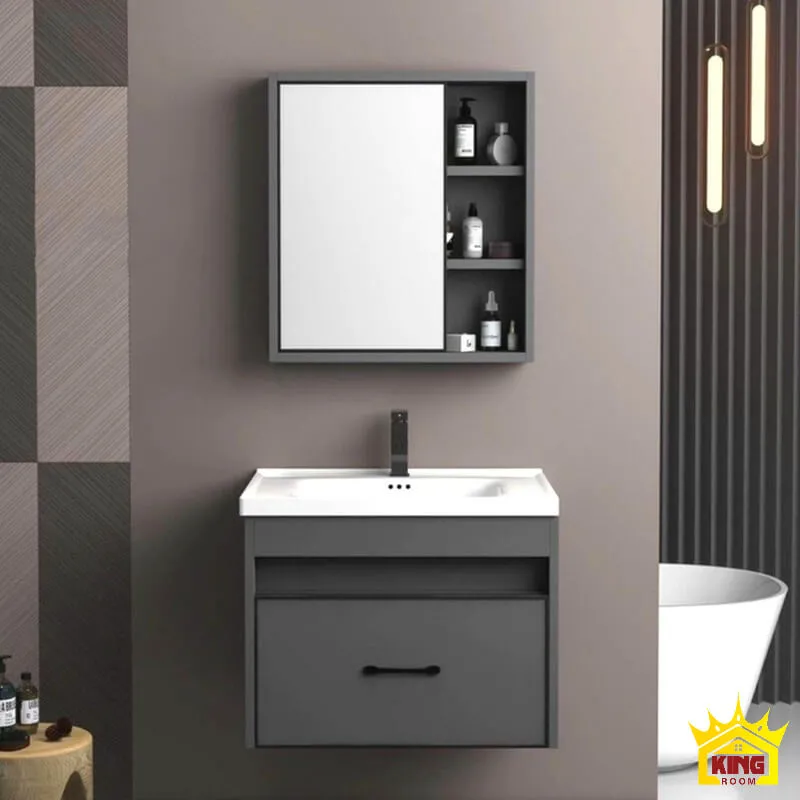 Mẫu chậu tủ lavabo kiểu âm bàn 