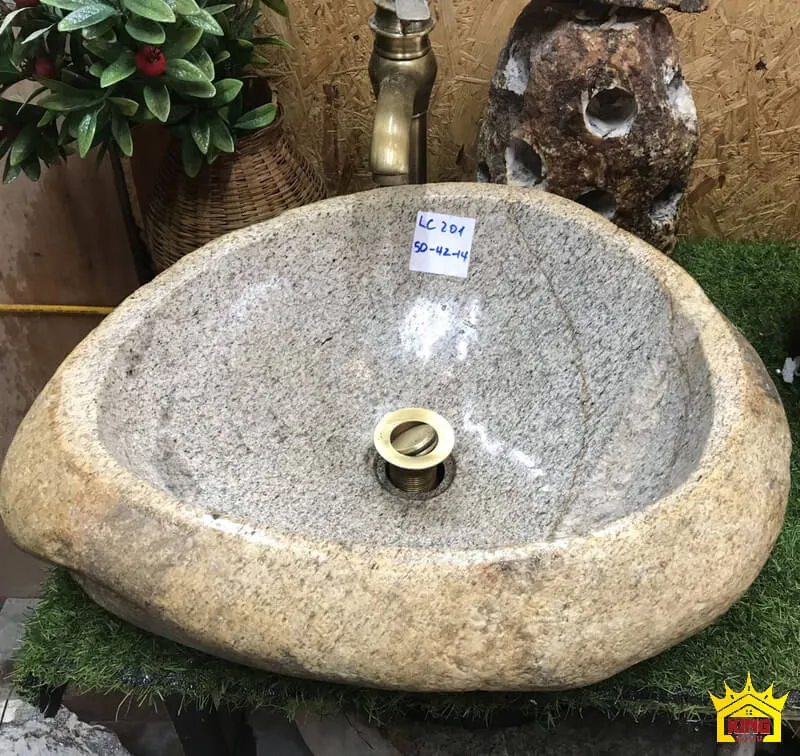 Tham khảo mẫu lavabo đá cuội đẹp