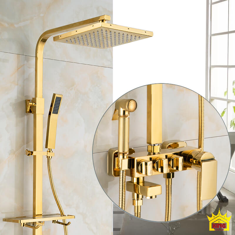 Vài điều nên chú ý khi mua sen tắm mạ vàng