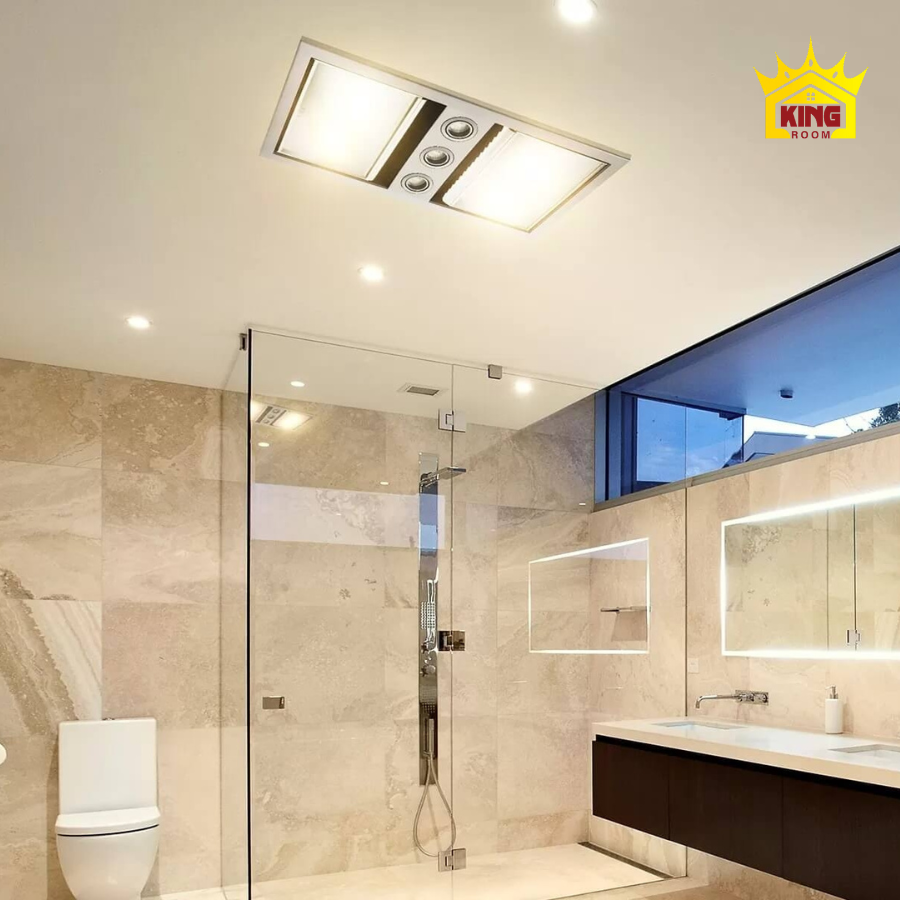 Lắp đặt đèn sưởi nhà tắm đúng cách, thẩm mỹ