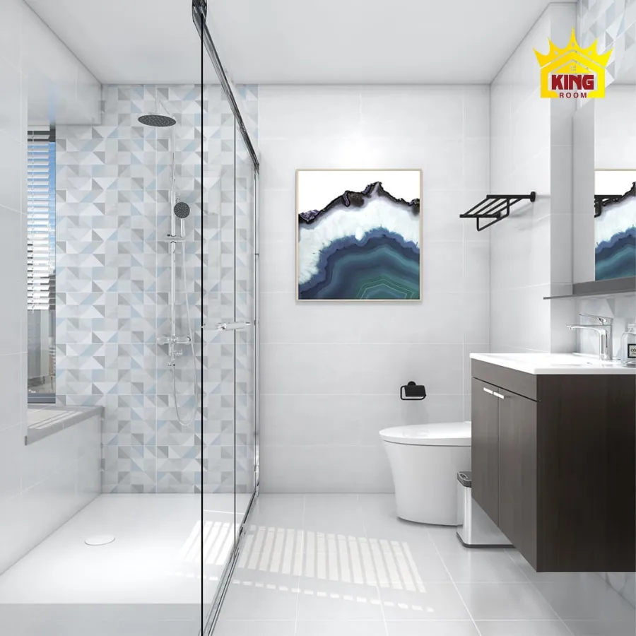 Mẫu toilet đẹp phong cách Minimalist số 2