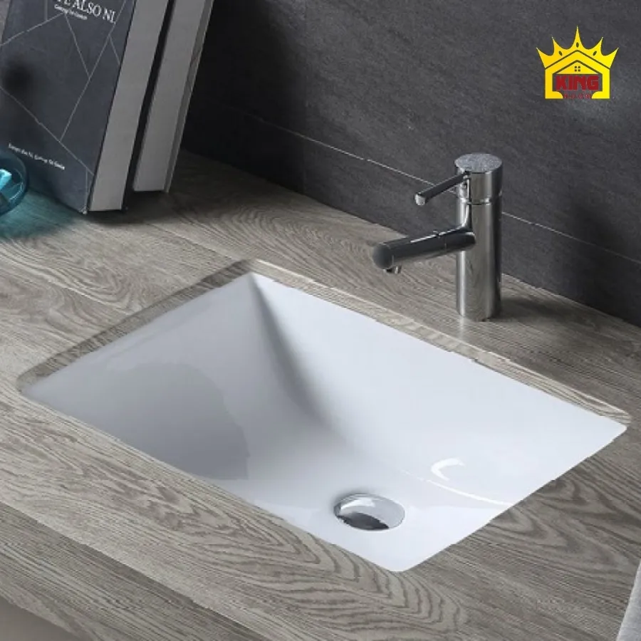 Kích thước lavabo chữ nhật âm bàn