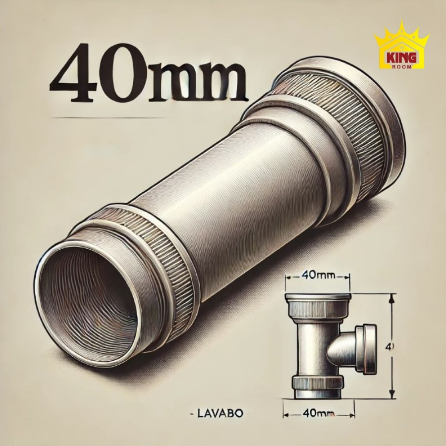 Các kích thước tiêu chuẩn của ống thoát lavabo