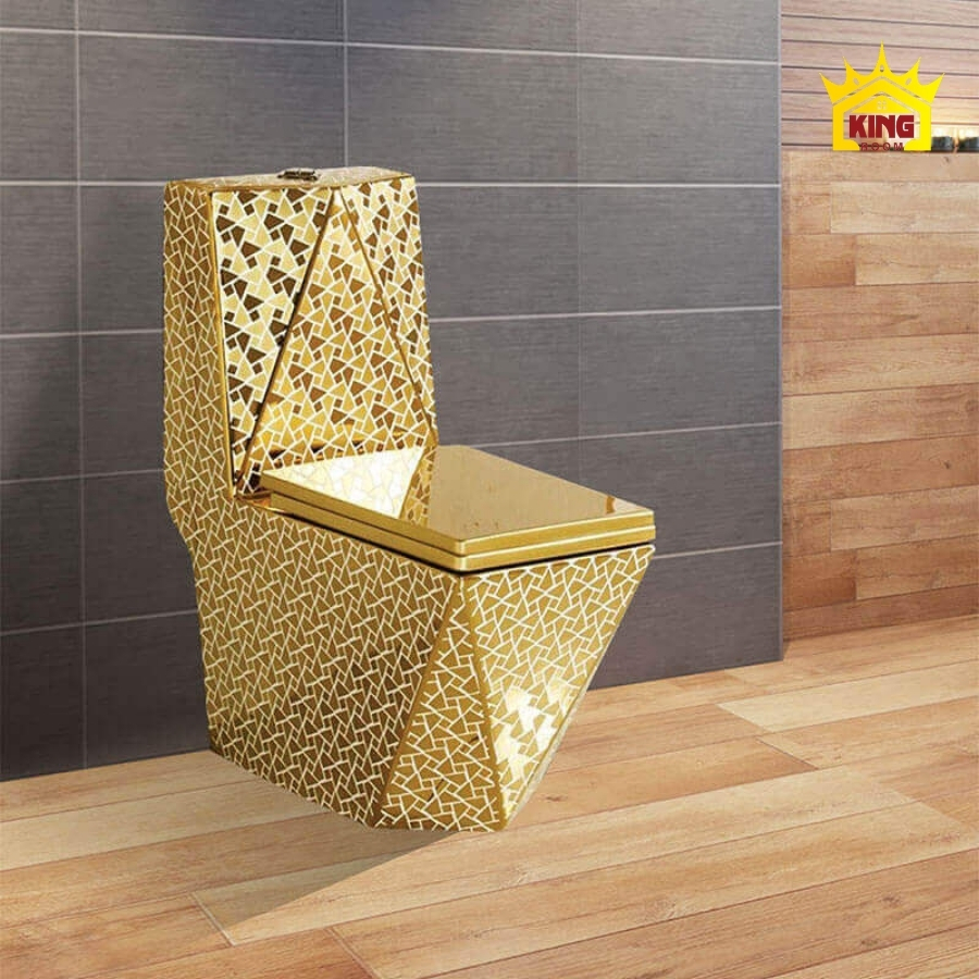 Bảng giá bồn cầu dát vàng
