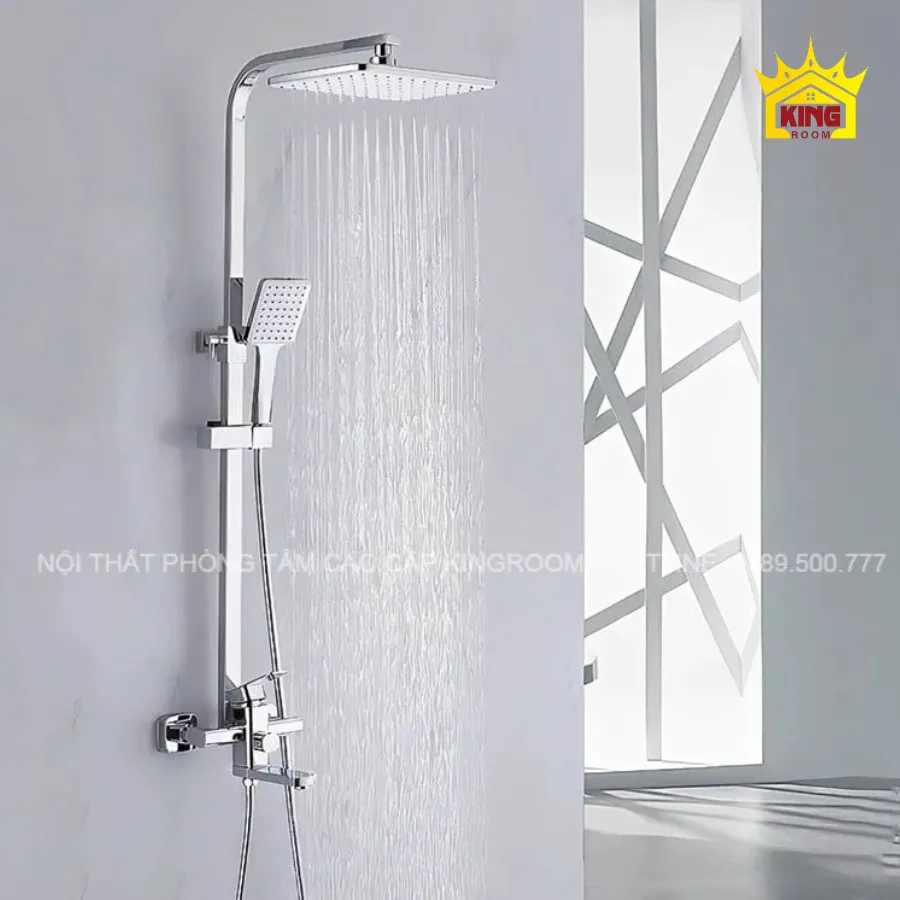 Sen Cây Nóng Lạnh Bằng Đồng Mạ Crom Aqua 40Q