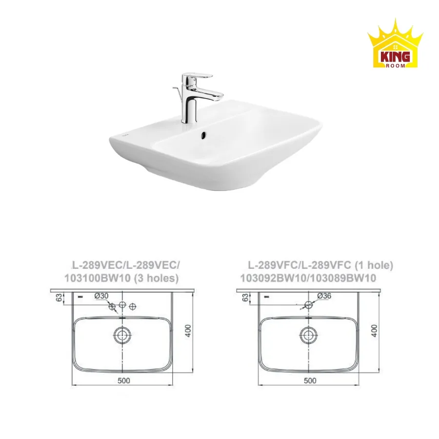 Kích thước lavabo INAX chuẩn