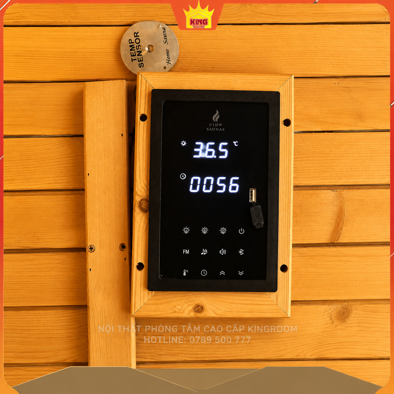 Bảng điều Khiển Cảm ứng Phòng Sauna Gia đình KR SN01