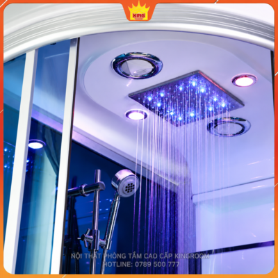 Sen Trần Cabin Tắm Xông Hơi Gia đình S 015 Tích Hợp đèn LED