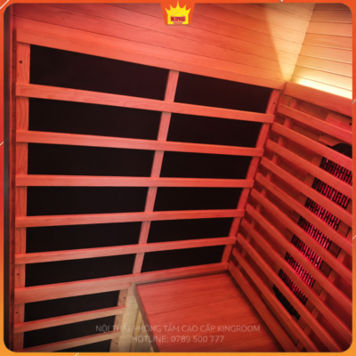 Tấm nhiệt carbon hồng ngoại bố trí bên trong cabin xông hơi