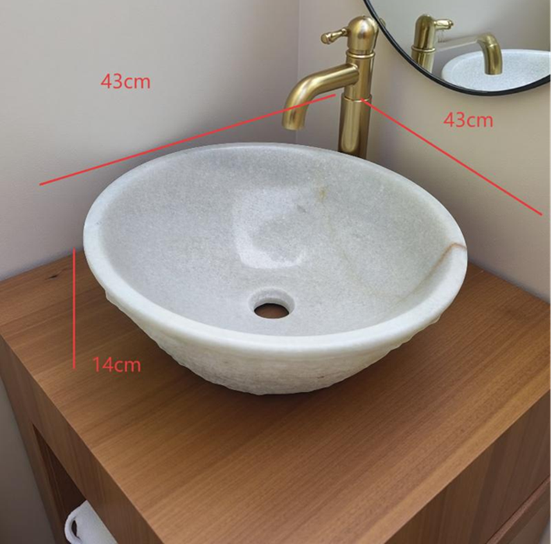 Cách đọc kích thước lavabo đá dài rộng cao