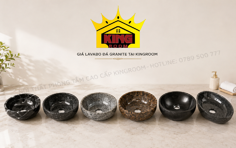 Giá lavabo đá Granite tự nhiên tại Kingroom
