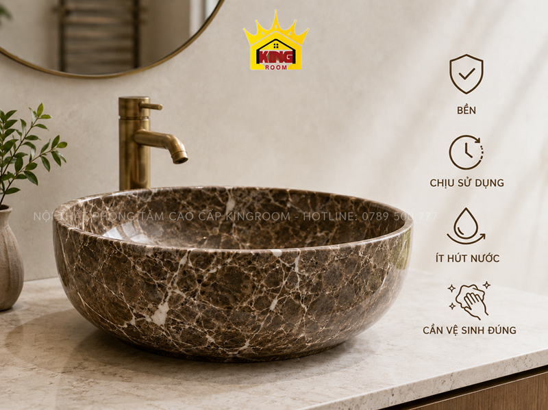 Lavabo đá Granite có bền không