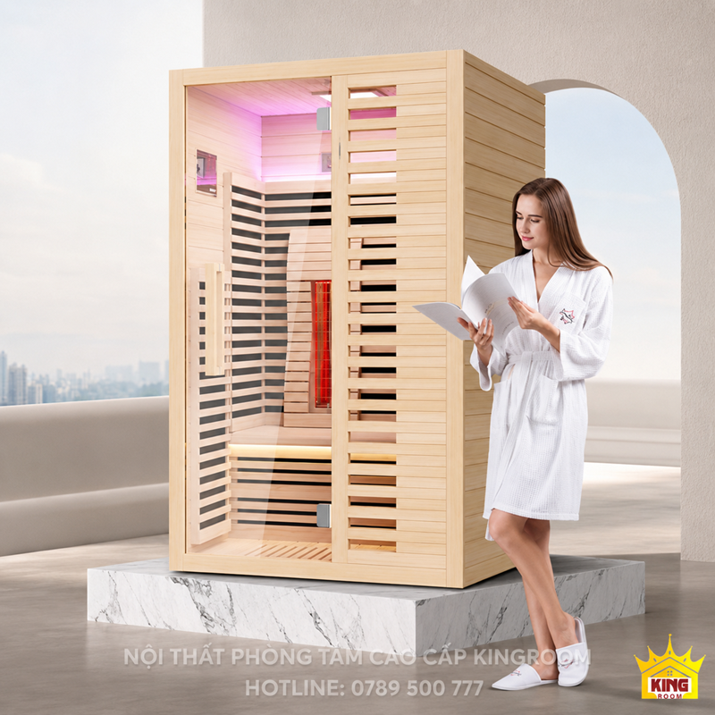 Phòng xông hơi hồng ngoại lắp đặt tại nhà