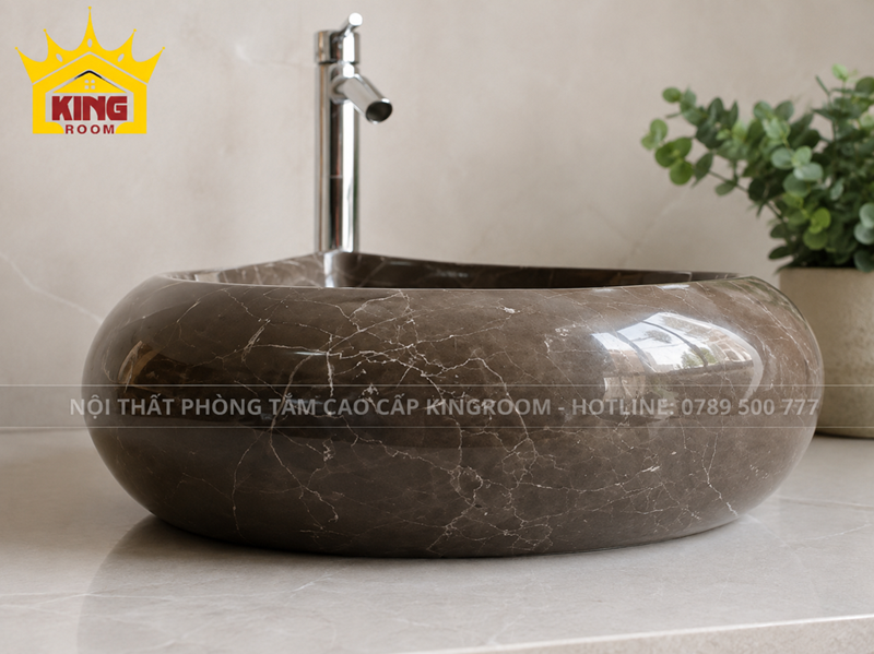 Thân lavabo Granite GK02 cao 190 mm