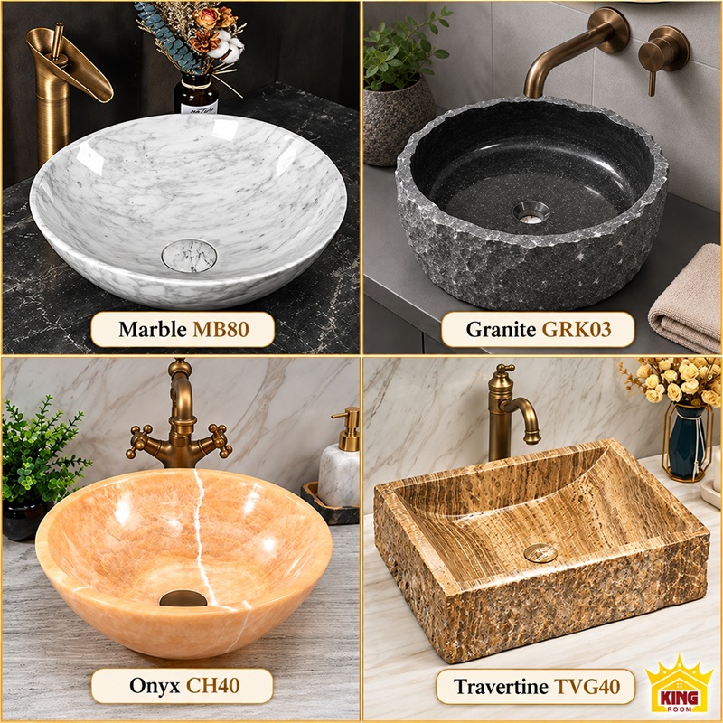 Bon Loai Lavabo Da Tu Nhien Kingroom