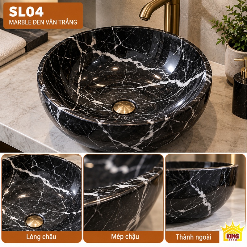 Chi Tiet Van Va Be Mat Lavabo Da Tu Nhien
