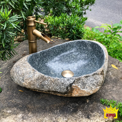 Kingroom Chau Lavabo Da Cuoi Tu Nhien Dat Ban Long Xam Xanh 01