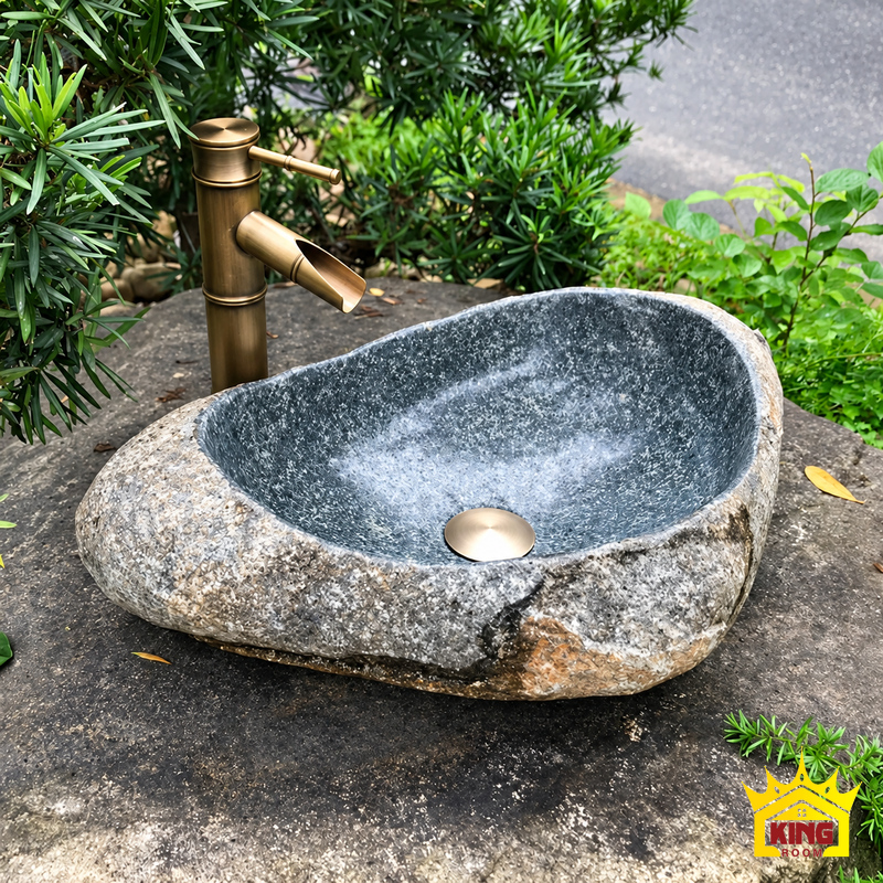 Kingroom Chau Lavabo Da Cuoi Tu Nhien Dat Ban Long Xam Xanh 01