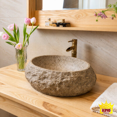 Kingroom Chau Lavabo Xi Mang Composite Gia Da Cuoi Oval 50x39x16 02